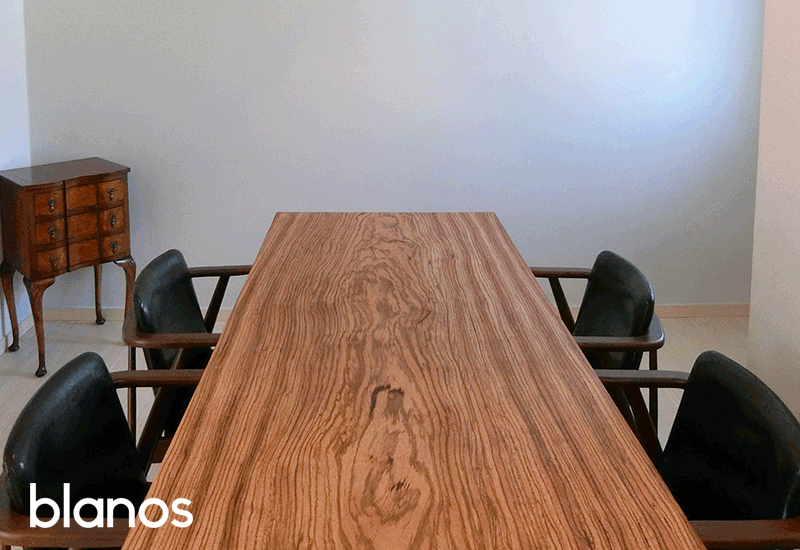 옥수동 지브라 통원목 테이블